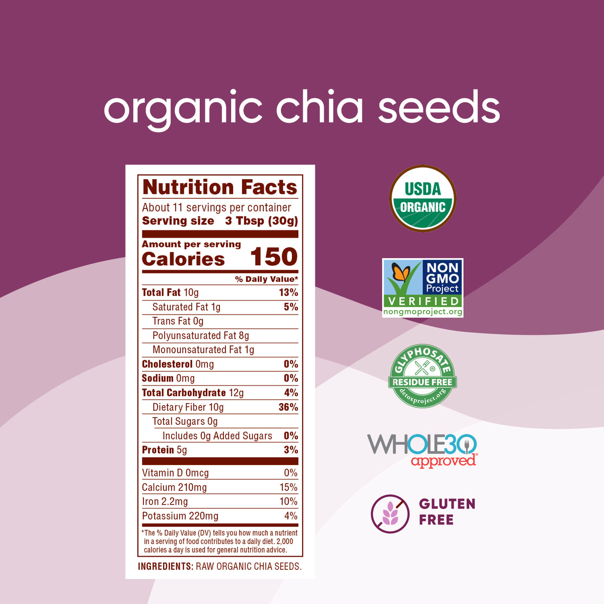 Stay Active and Fit Keep Active and Fit : Organic Chia Seeds Nutiva®